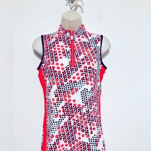 Tail polka dot golf tank